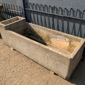 Old concrete trough